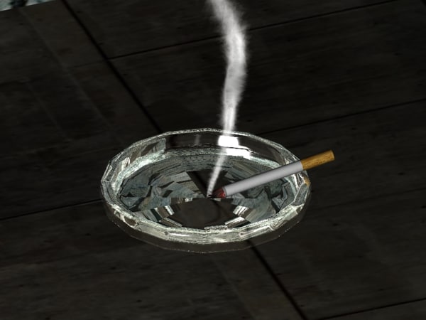 3d cigarette smokes model - Smoking by zitoun